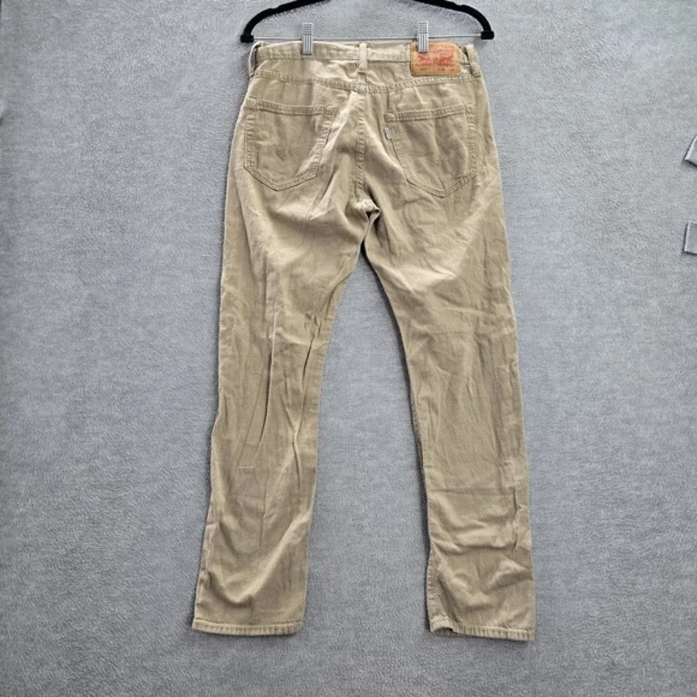 Levi's 522 Men Jeans 30X30‎ Brown Denim Slim Taper Cotton Mid Rise (30x27)